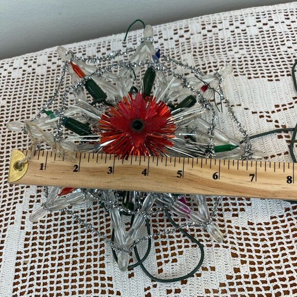 Vintage Christmas tree topper || Non functional || Christmas topper vintage - Picture 6 of 7